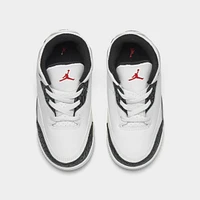 Jordan 3 Retro TD Summit White / Fire Red - Cement Grey