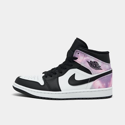 Jordan 1 Mid SE Black / Bleached Coral - White