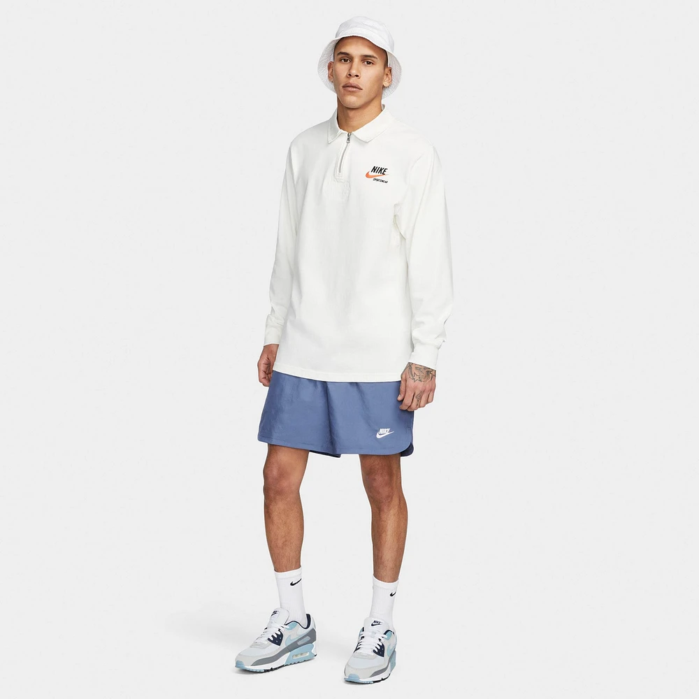 Nike Sport Essentials Woven Lined Flow Shorts Diffused Blue / White
