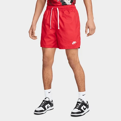 Nike Sport Essentials Woven Lined Flow Shorts University Red / White