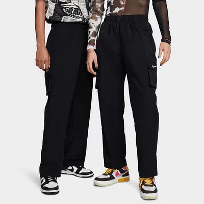 Nike Sportswear Women's Woven Highrise Cargo Pants Black / White