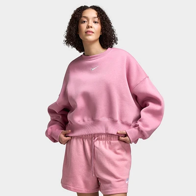 Nike Sportswear Women's Over-Oversized Crewneck Sweatshirt Elemental Pink / Sail