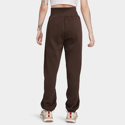 Nike Women’s Phoenix Fleece High-Waisted Pants Baroque Brown / Sail