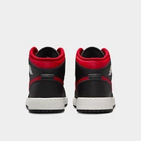 Jordan 1 Mid GS Black / Varsity Red - Summit White