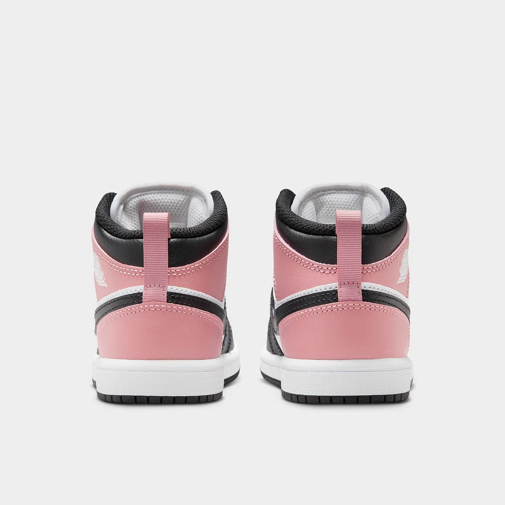 Jordan 1 Mid PS White / Black - Rust Pink