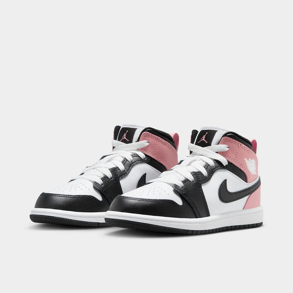 Jordan 1 Mid PS White / Black - Rust Pink