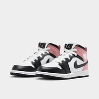 Jordan 1 Mid PS White / Black - Rust Pink