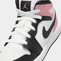 Jordan 1 Mid PS White / Black - Rust Pink