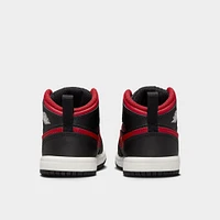 Jordan 1 Mid TD Black / Varsity Red - Summit White