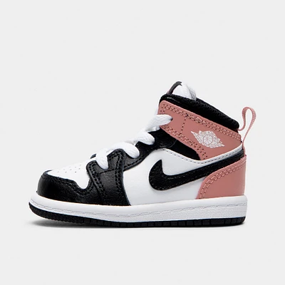 Jordan 1 Mid TD White / Black - Rust Pink