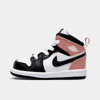 Jordan 1 Mid TD White / Black - Rust Pink