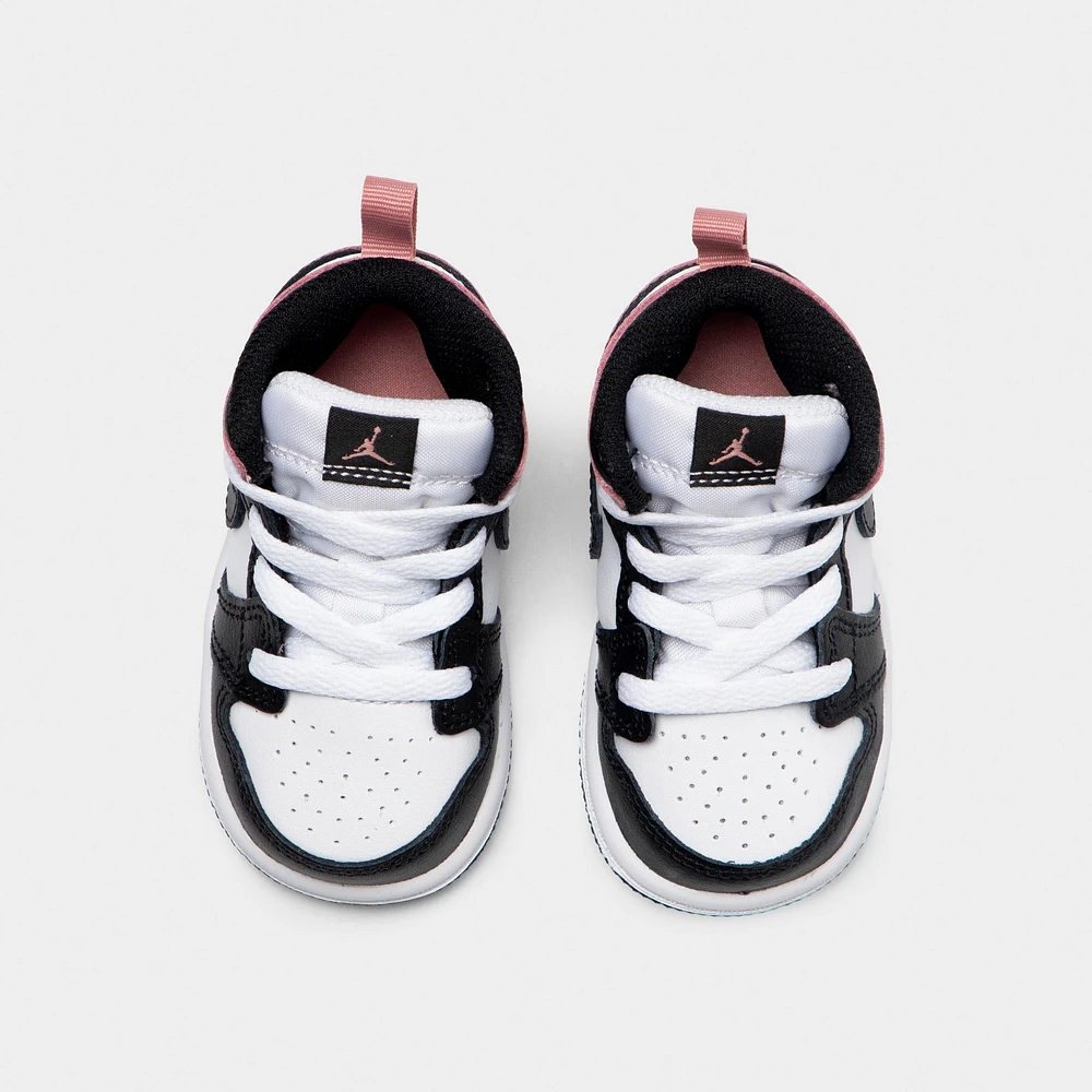 Jordan 1 Mid TD White / Black - Rust Pink