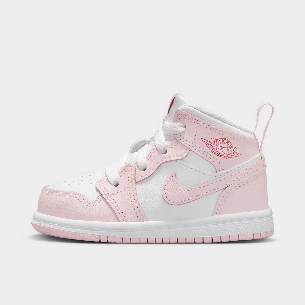 Jordan 1 Mid TD Pink Foam / White - Fire Red
