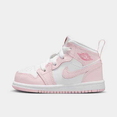 Jordan 1 Mid TD Pink Foam / White - Fire Red
