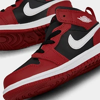 Jordan 1 Mid TD Black / White - Gym Red
