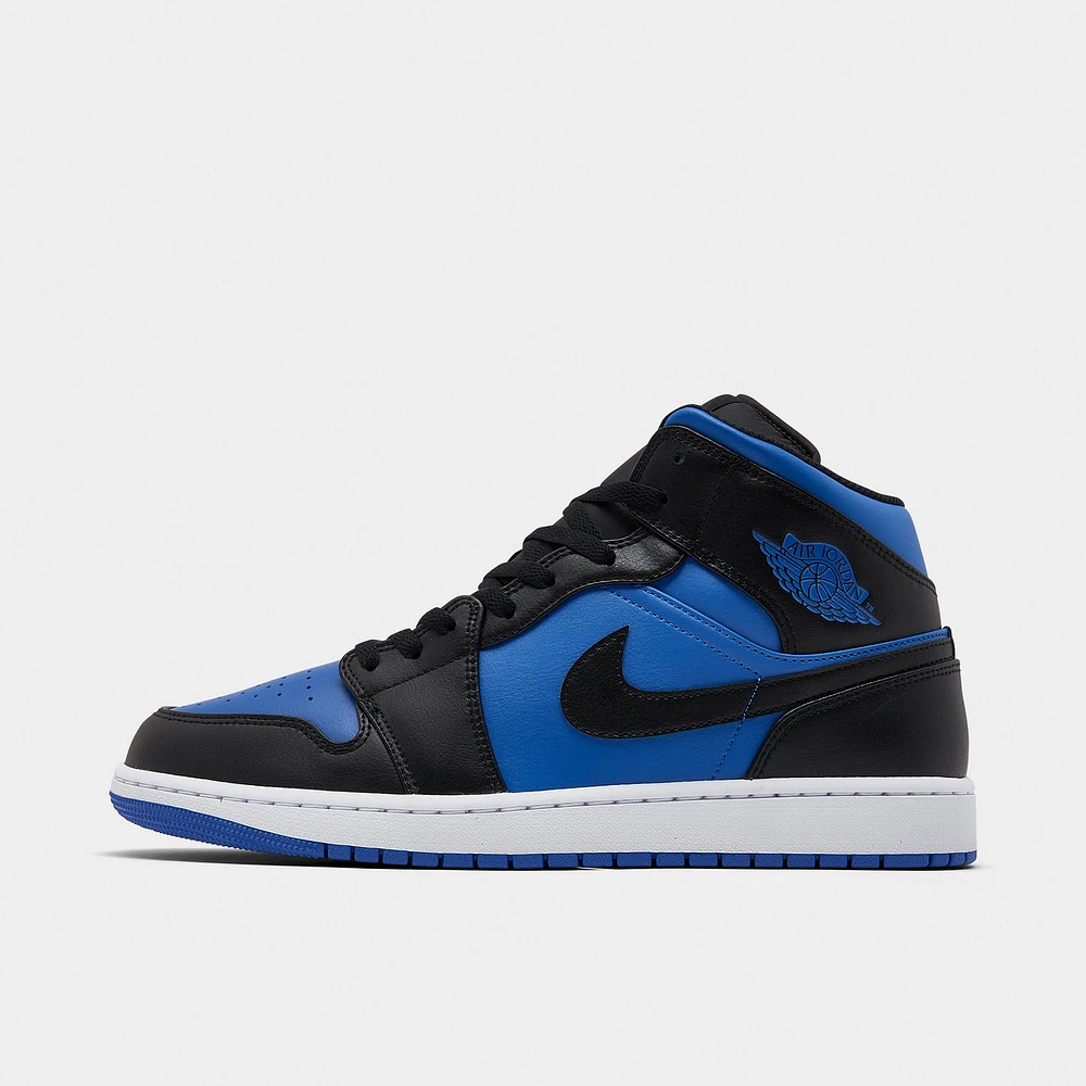 Jordan 1 Mid Black / Royal Blue