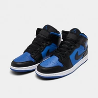 Jordan 1 Mid Black / Royal Blue