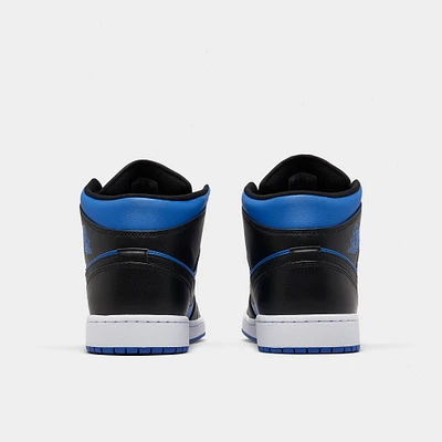 Jordan 1 Mid Black / Royal Blue