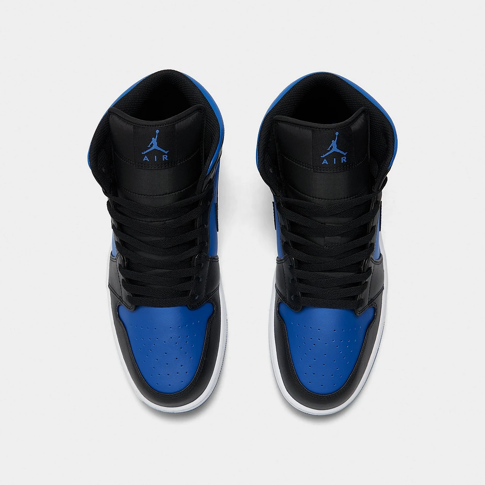 Jordan 1 Mid Black / Royal Blue