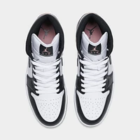 Jordan 1 Mid White / Black - Rust Pink