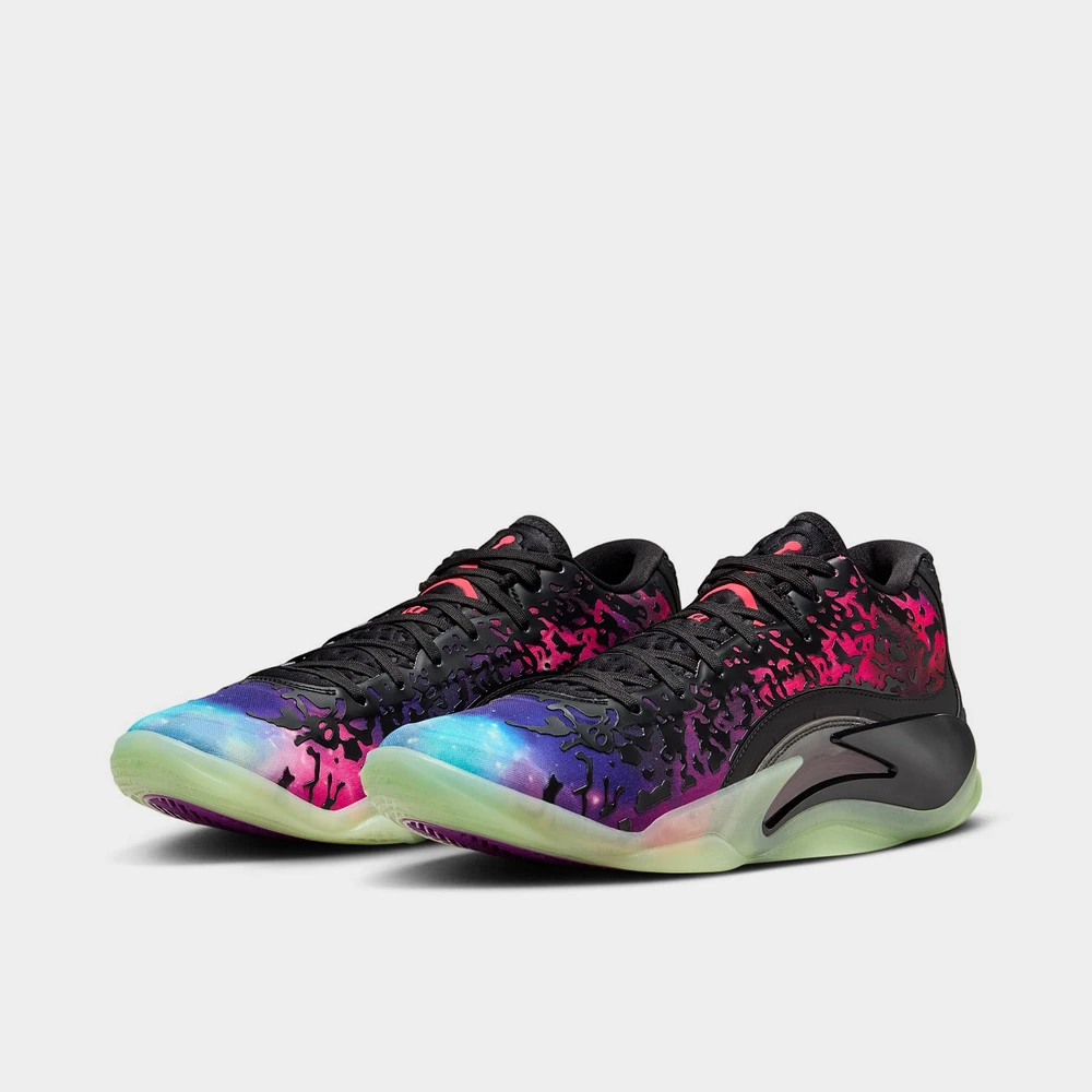 Jordan Zion 3 Black / Solar Red - Vivid Purple