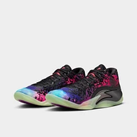 Jordan Zion 3 Black / Solar Red - Vivid Purple