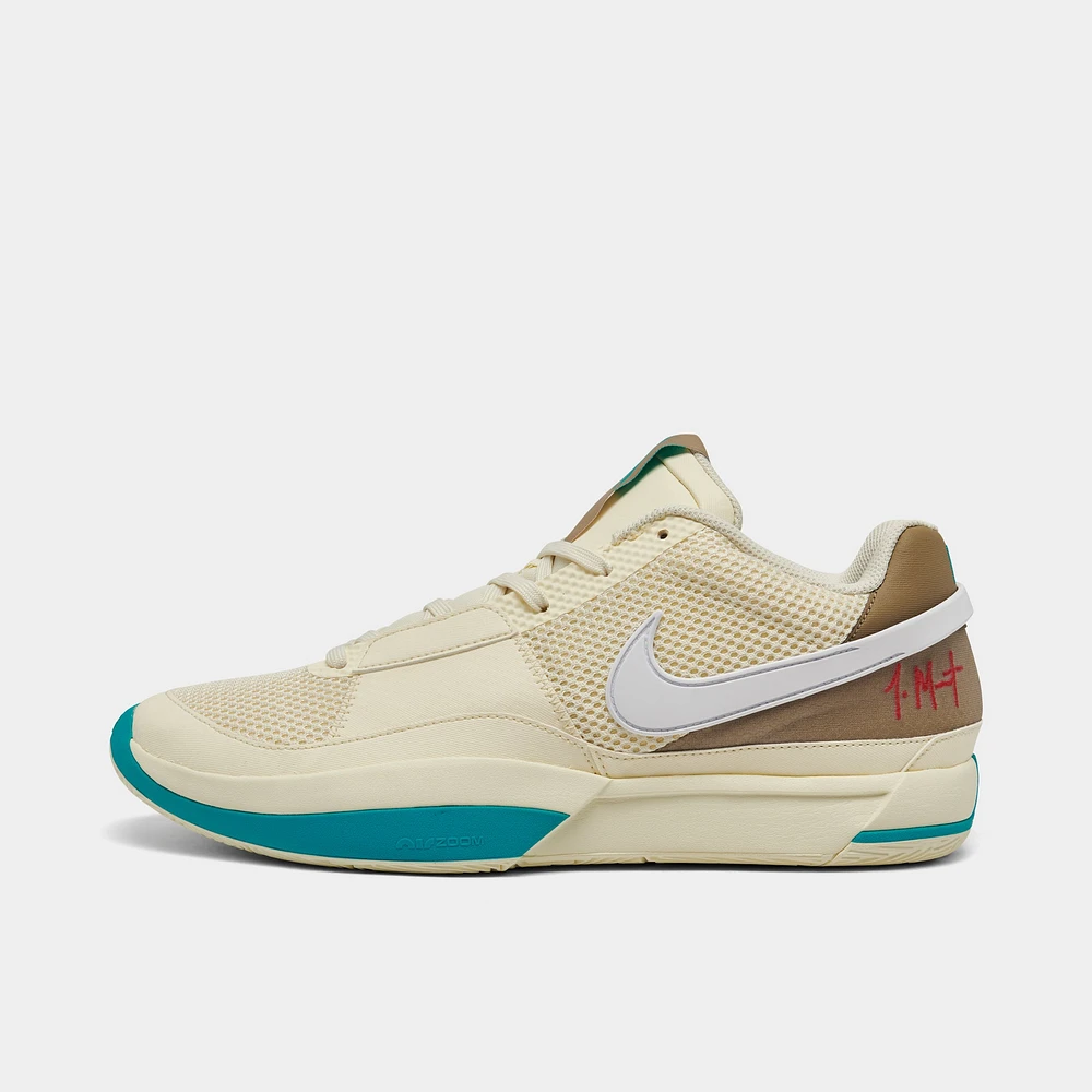 Nike Ja 1 Coconut Milk / White - Bright Crimson