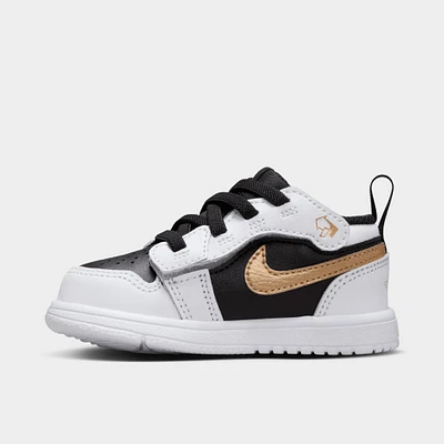 Jordan 1 Low Alt White / Metallic Gold - Black