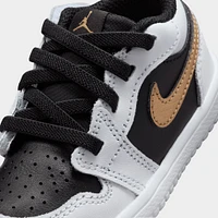 Jordan 1 Low Alt White / Metallic Gold - Black