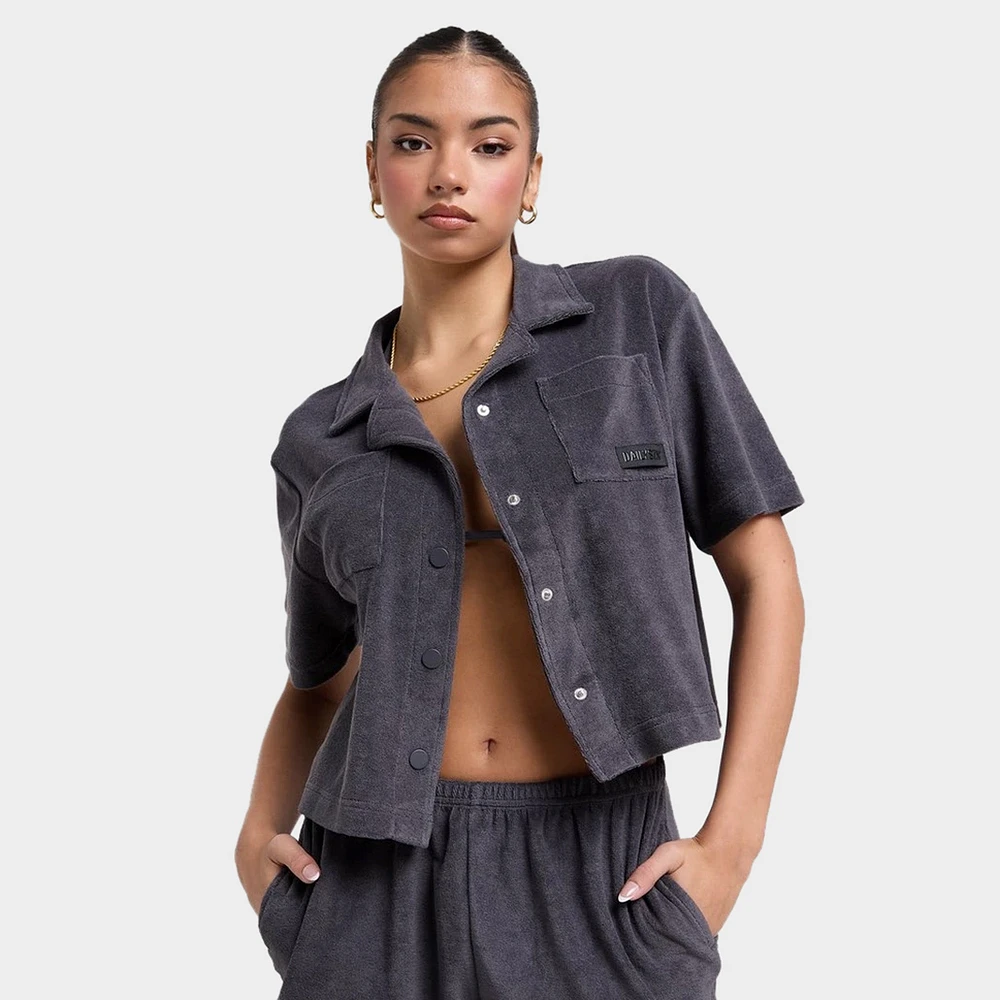DAILYSZN Women's Evry Toweling Shirt / Navy