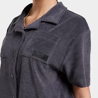 DAILYSZN Women's Evry Toweling Shirt / Navy