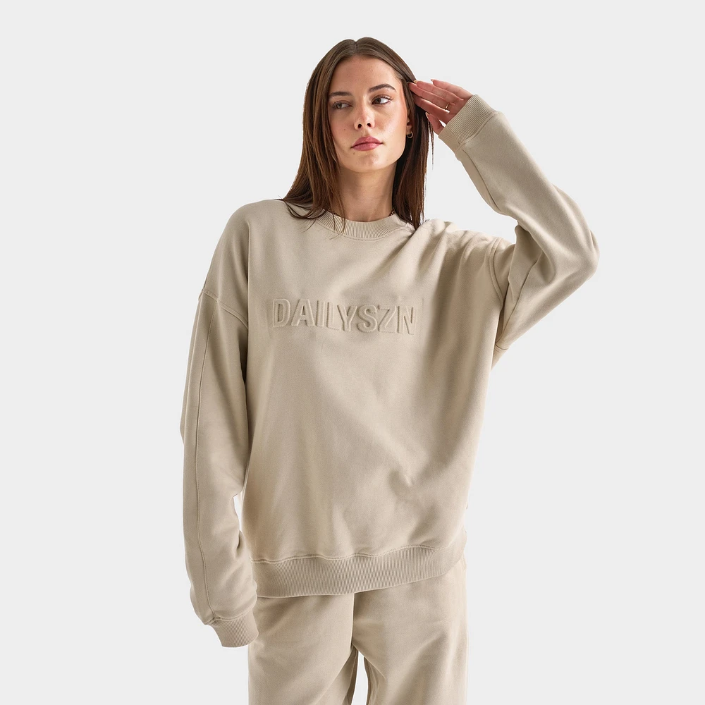 DAILYSZN Women's Legacy Crewneck / Cobblestone