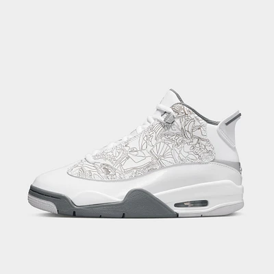 Jordan Dub Zero GS White / Black - Fire Red