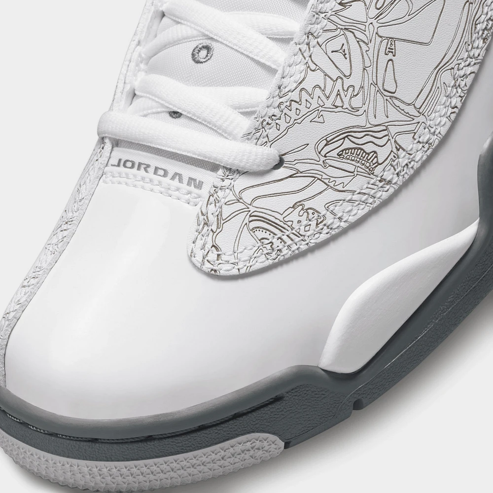 Jordan Dub Zero GS White / Black - Fire Red