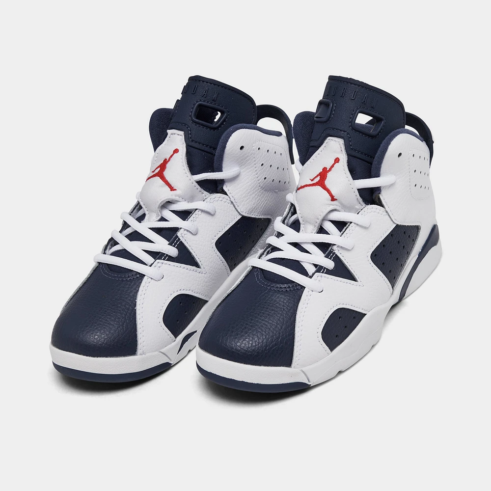 Jordan 6 Retro PS White / Varsity Red - Midnight Navy