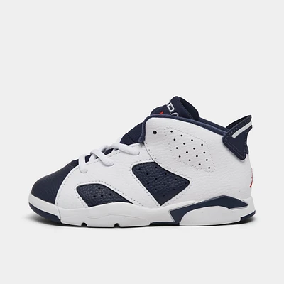 Jordan 6 Retro TD White / Varsity Red - Midnight Navy