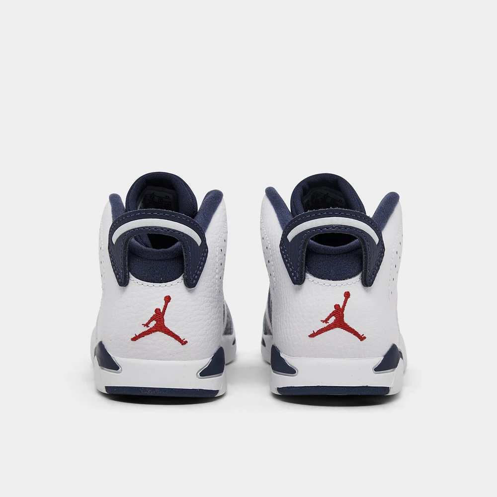 Jordan 6 Retro TD White / Varsity Red - Midnight Navy