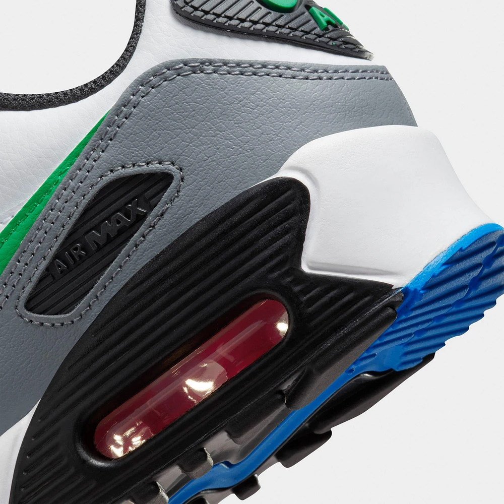 Nike Air Max 90 Leather GS White / Stadium Green - Pure Platinum