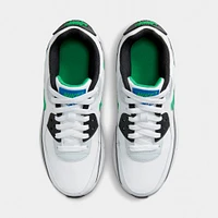 Nike Air Max 90 Leather GS White / Stadium Green - Pure Platinum