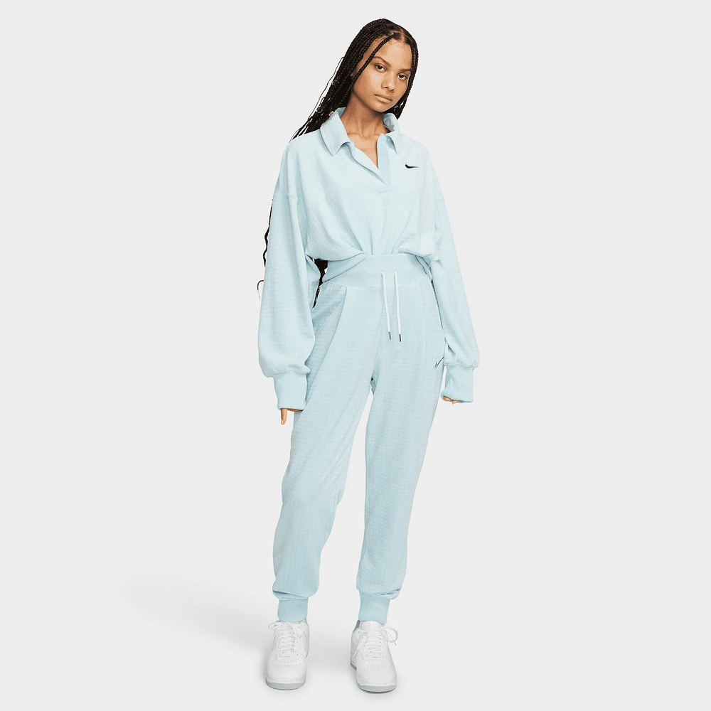 Nike Women's Sportswear Velour High-Rise Joggers Ocean Bliss / Noise Aqua