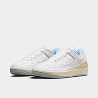 Jordan Women's 2 Retro Low Summit White / Varsity Red - Ice Blue
