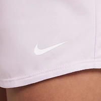 Nike One Girls' Dri-FIT High-Waisted Woven Training Shorts Doll / White