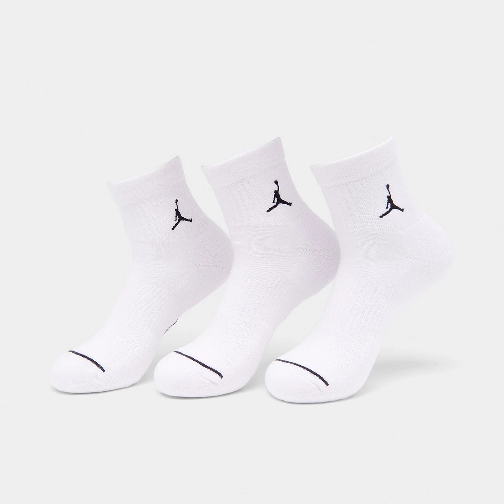Jordan Everyday Ankle Socks (3 Pack) White / Black