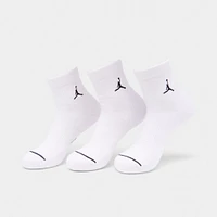 Jordan Everyday Ankle Socks (3 Pack) White / Black