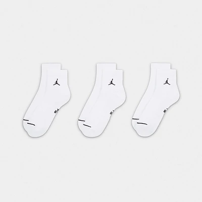 Jordan Everyday Ankle Socks (3 Pack) White / Black