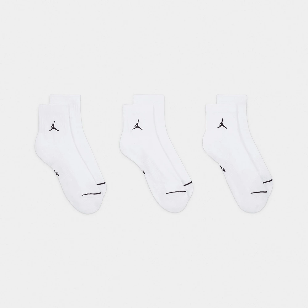 Jordan Everyday Ankle Socks (3 Pack) White / Black
