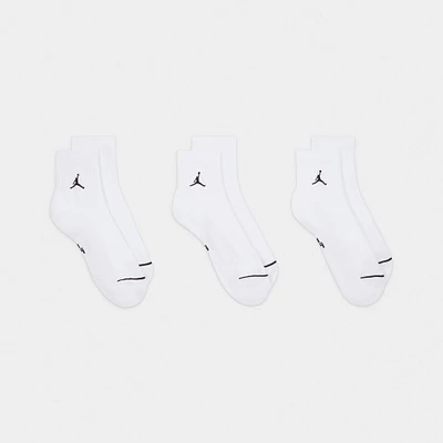 Jordan Everyday Ankle Socks (3 Pack) White / Black