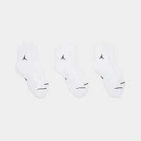 Jordan Everyday Ankle Socks (3 Pack) White / Black