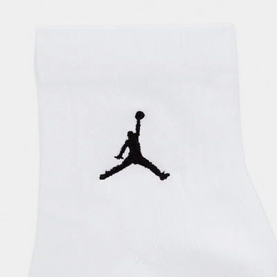 Jordan Everyday Ankle Socks (3 Pack) White / Black