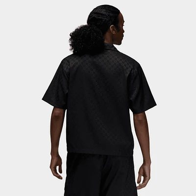 Jordan Essentials Short Sleeve Button Up Black /